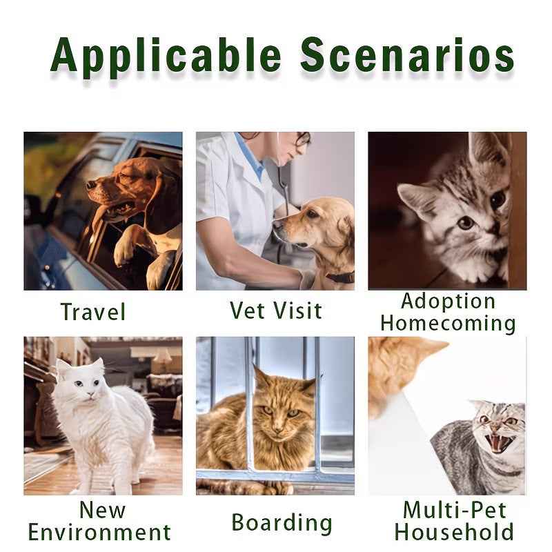 Spray Apaisant pour Animaux - Soulagement Naturel du Stress et de l'Anxiété pour Chiens et Chats