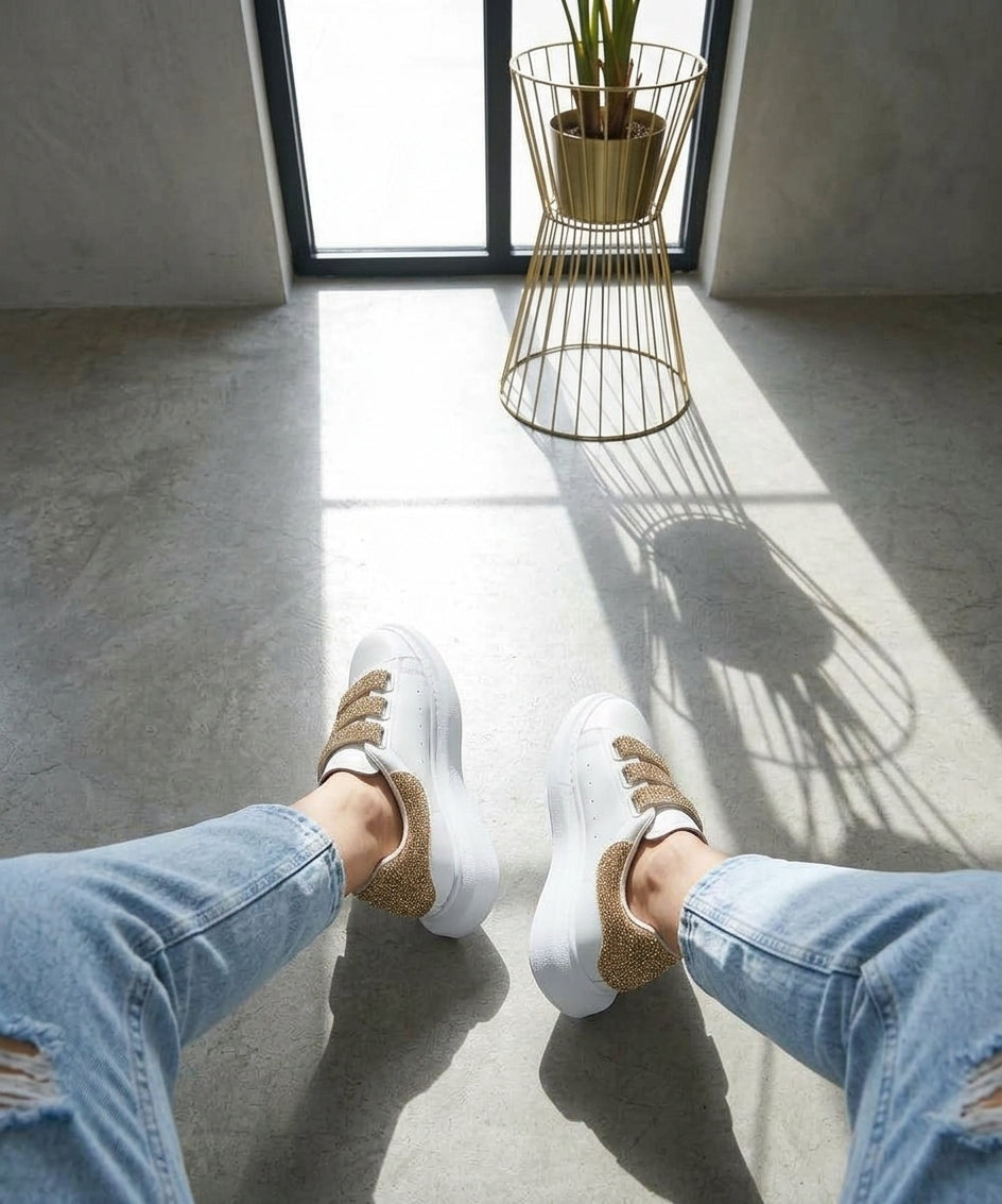 Kaporal TIPPY Low top trainers white