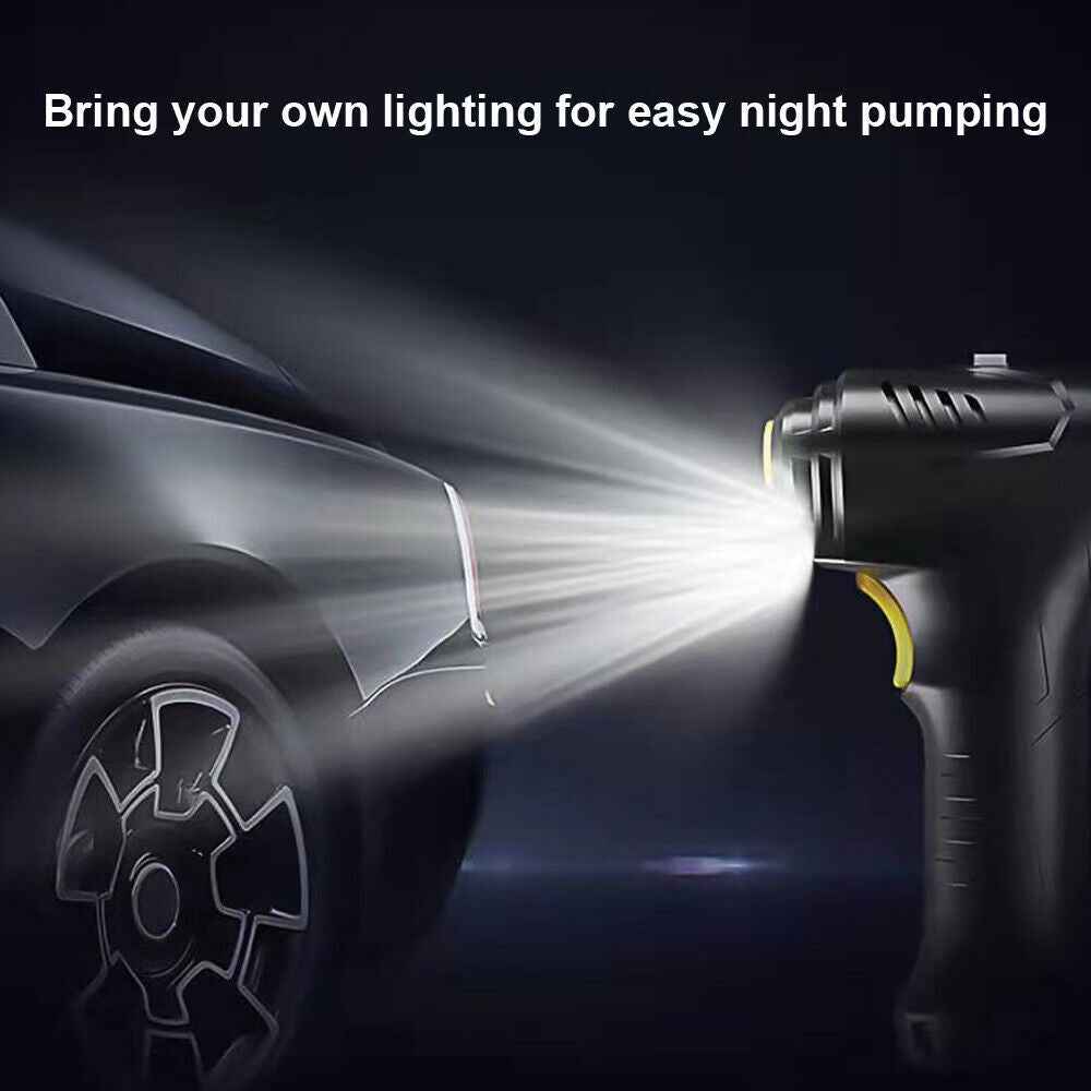Wireless, Digital, USB Rechargeable Car Tire Inflator, Tire Air Compressor
