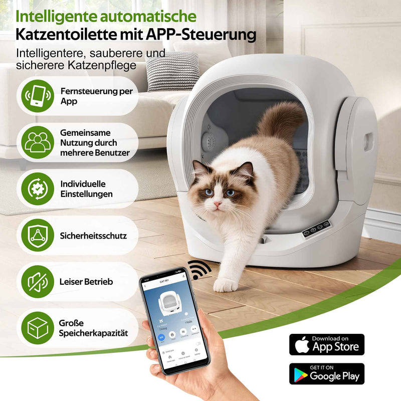 Litière Auto-Nettoyante pour Chat MF : Libérez-vous du Nettoyage Quotidien !