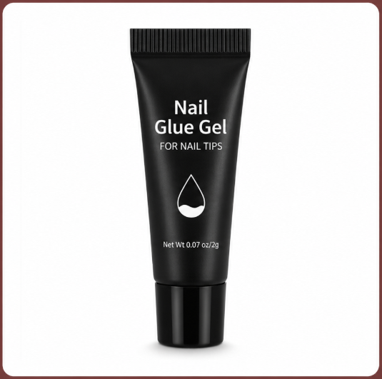 Ongles Pressés Bruns Ombres avec Finitions Dorées – Manucure Élégante et Instantanée