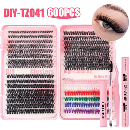 Transformez Votre Regard avec le Kit Faux Cils DIY Colorés