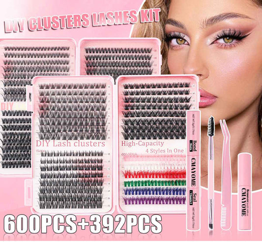Transformez Votre Regard avec le Kit Faux Cils DIY Colorés