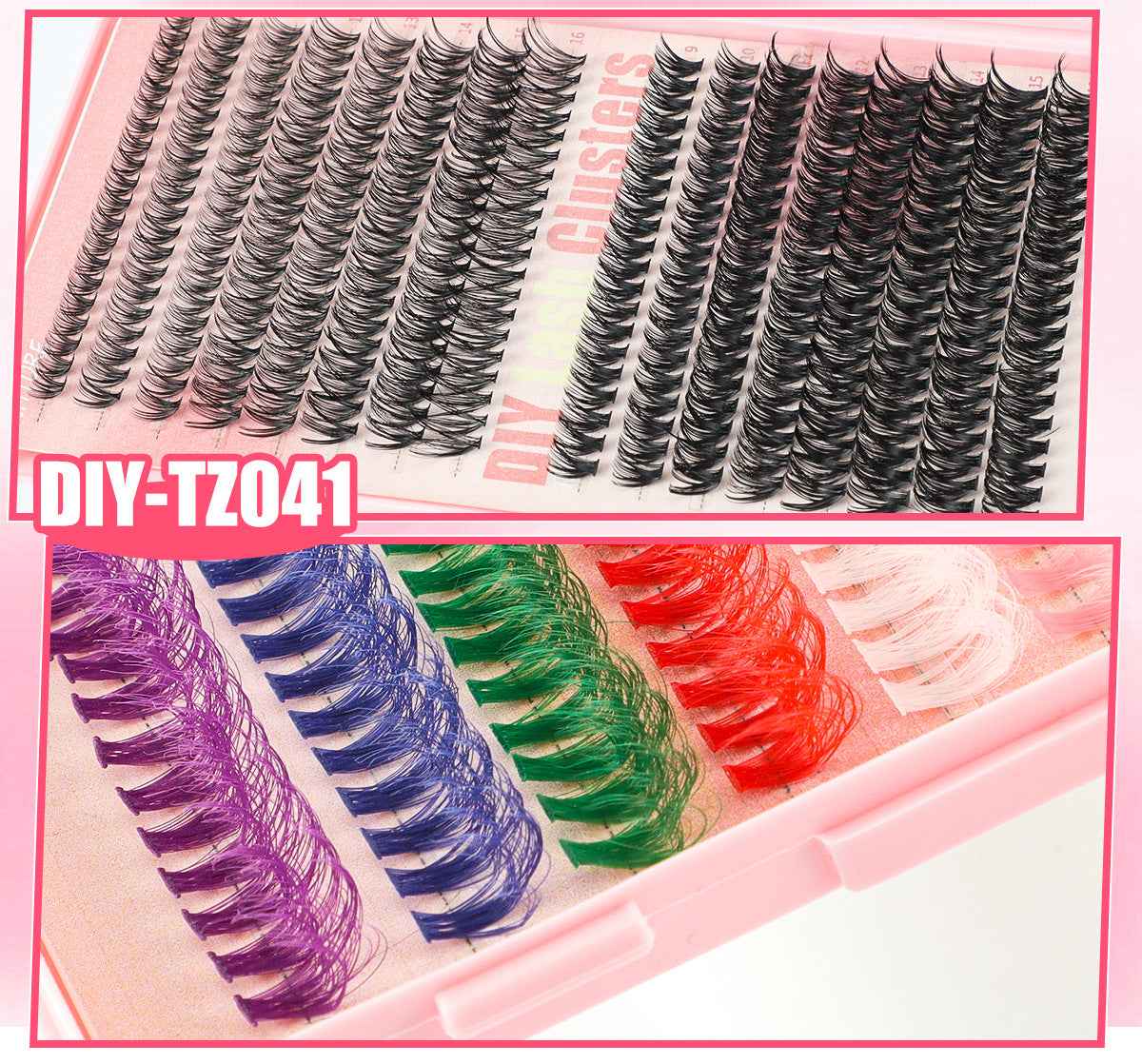 Transformez Votre Regard avec le Kit Faux Cils DIY Colorés