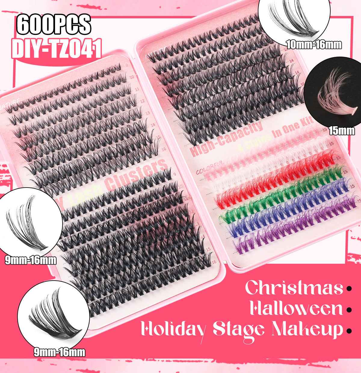 Transformez Votre Regard avec le Kit Faux Cils DIY Colorés