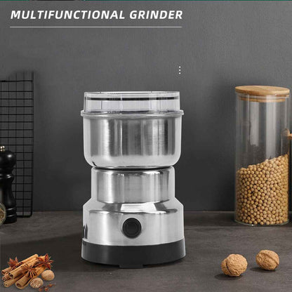 Electric Coffee Grinder For Grinding Nuts, Beans And Spices, With A Matte Blade.
