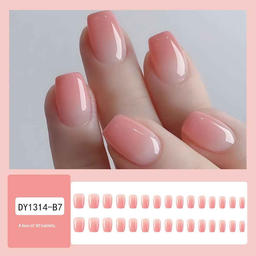 Autocollants d'Ongles Rose Glamour - Éclat Instantané pour Votre Style