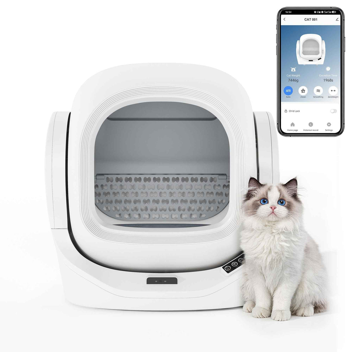 Litière Auto-Nettoyante pour Chat MF : Libérez-vous du Nettoyage Quotidien !