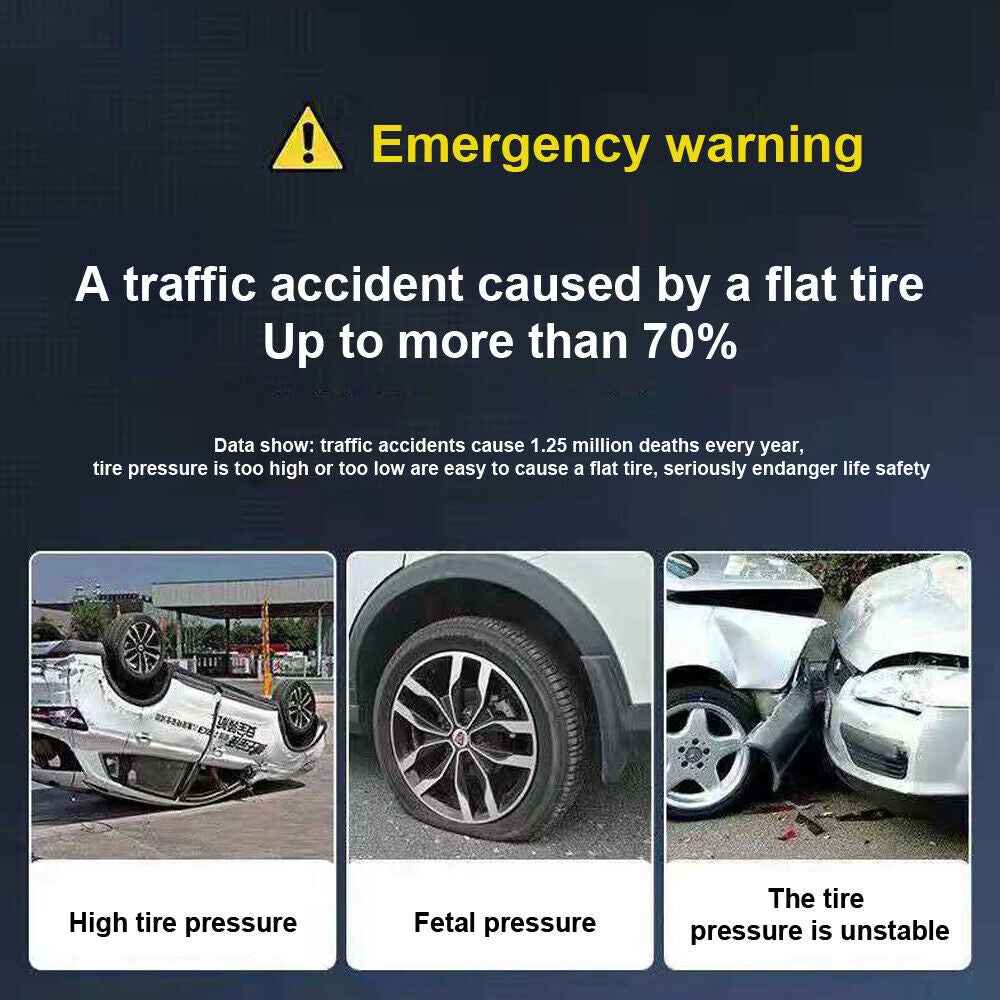 Wireless, Digital, USB Rechargeable Car Tire Inflator, Tire Air Compressor