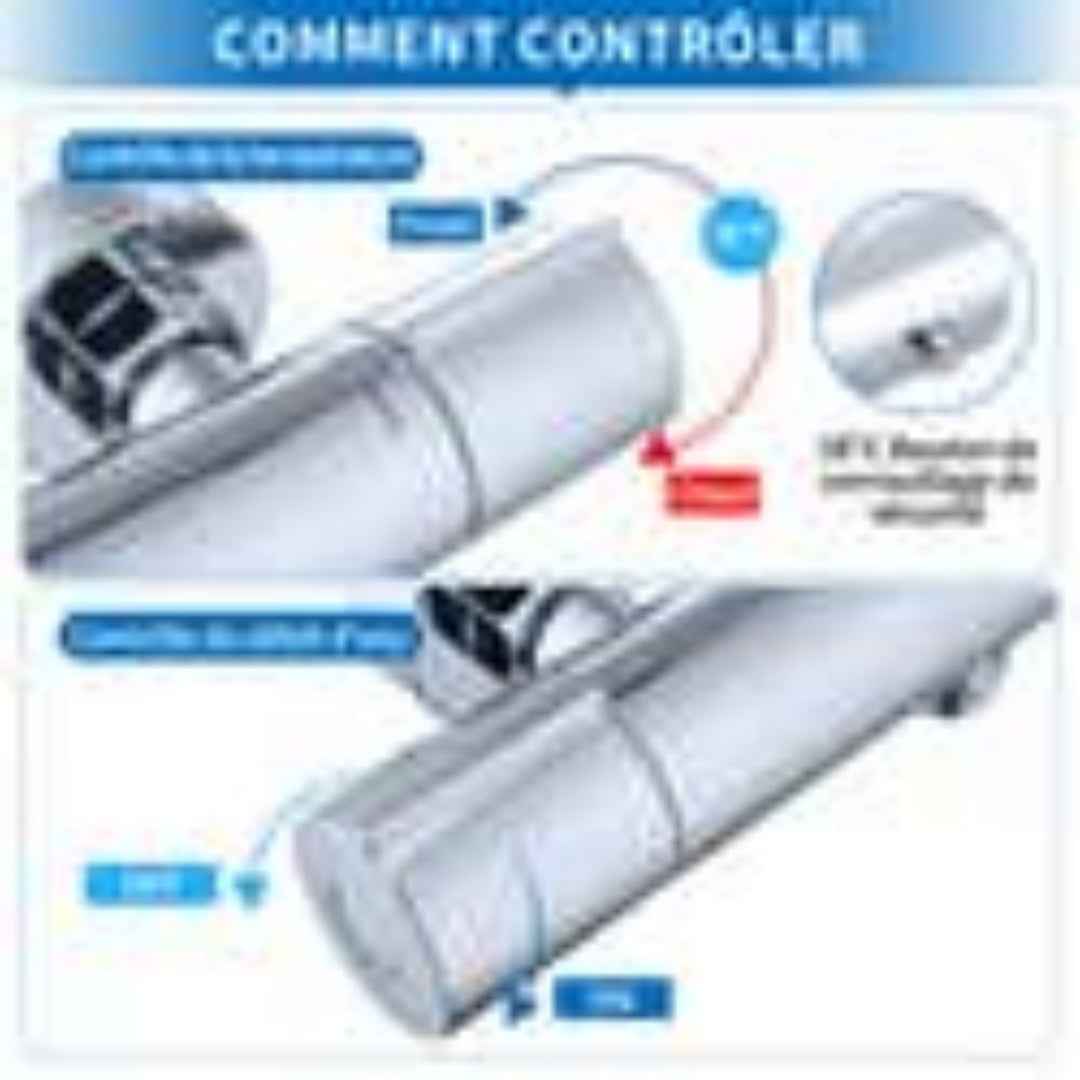 Mitigeur Thermostatique de Douche et Baignoire en Laiton Chromé