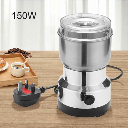 Electric Coffee Grinder For Grinding Nuts, Beans And Spices, With A Matte Blade.