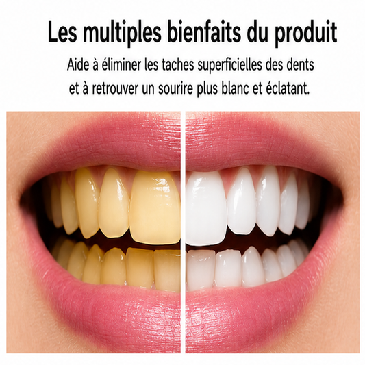 Poudre Blanchissante Dentaire Premium – Révélez un Sourire Plus Blanc et Plus Lumineux fr - MFshop