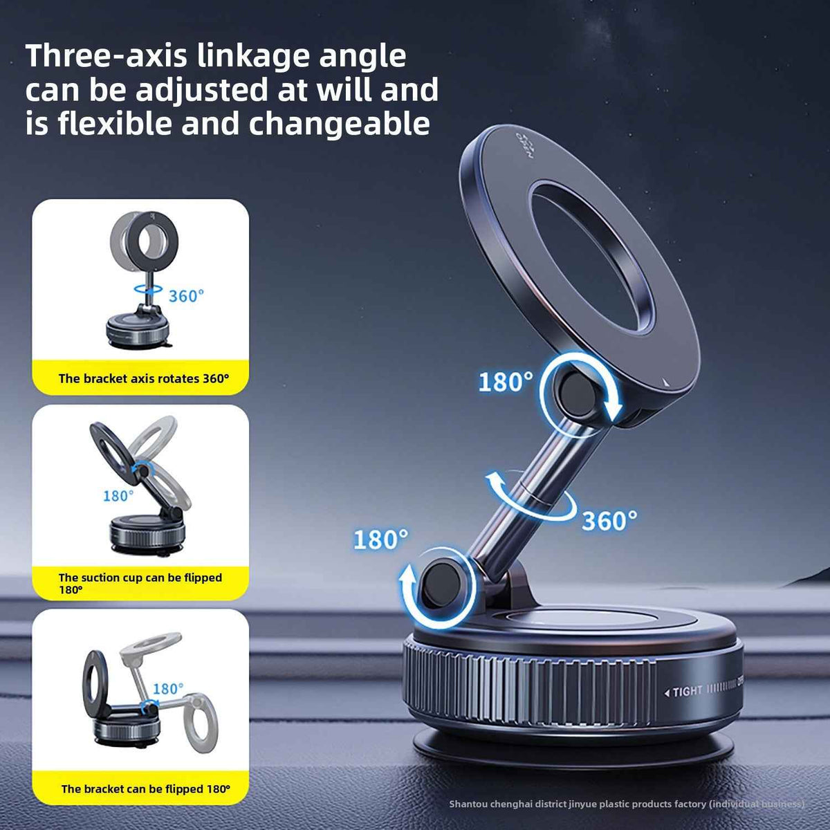 Support de voiture magnétique : Conduite sécurisée et pratique